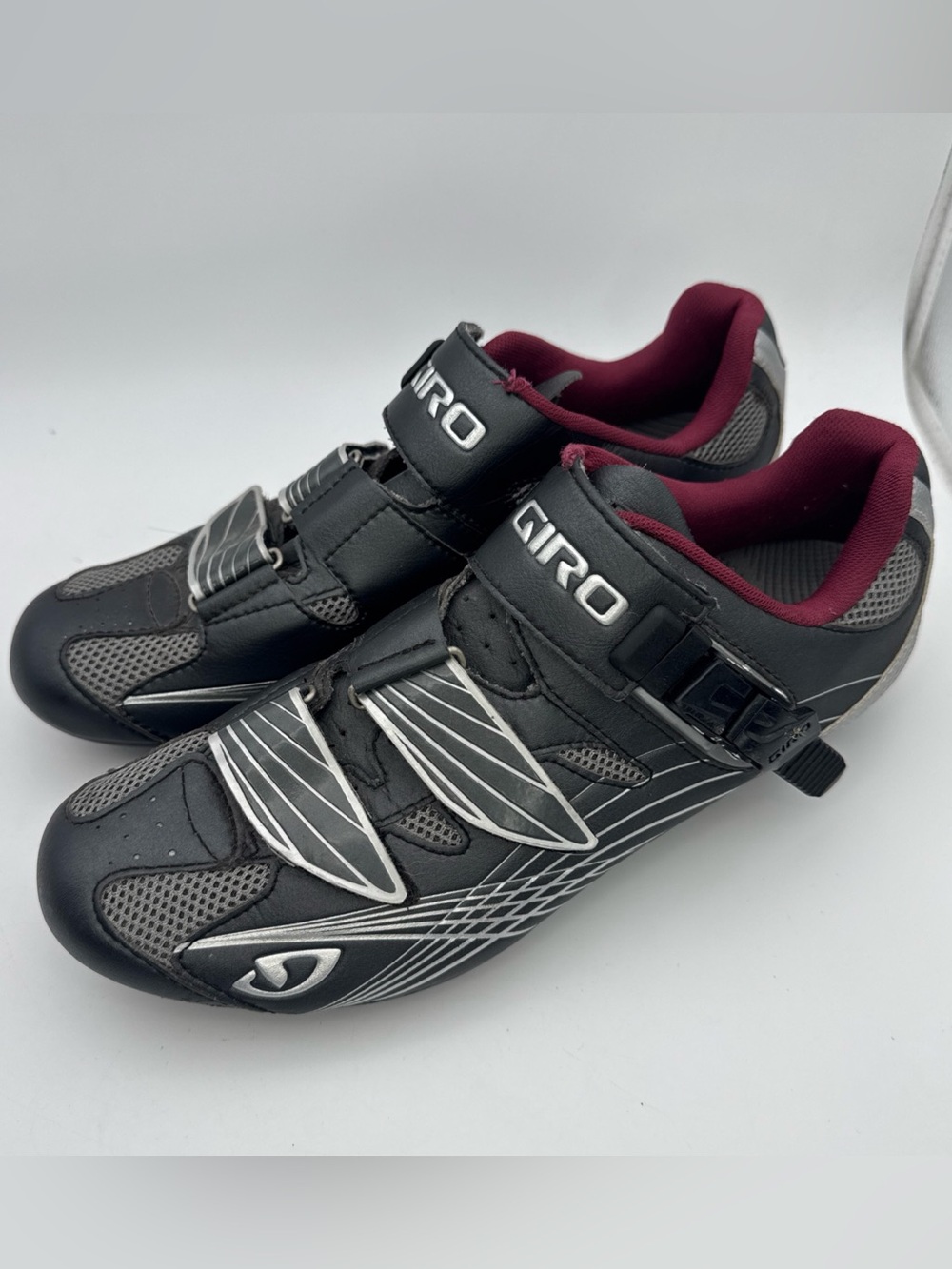 Giro Solara Womens Gray Road Cycling Shoes Size 42 Euro 9.75 US